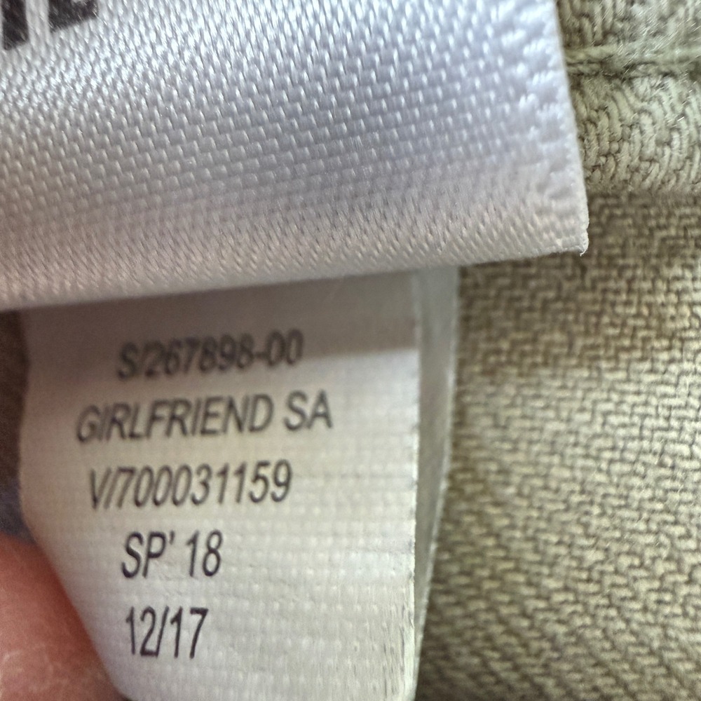 Banana Republic Girlfriend Jeans Women's 32 Green Khaki Premium Denim Relax fit - Picture 5 of 10